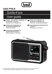 Manuale dell'utente - Trevi RADIO DAB PORTATILE BLACK LCD BATT LITHIO