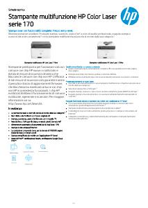 Volantino - HP MULT. HP 179FNW LASER COLORI FAX 18PPM WIFI/LAN/USB 4ZB97A