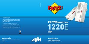 Manuale dell'utente - AVM FRITZ! Powerline 1220E 1200 Mbit/s Collegamento ethernet LAN Bianco 1 pz