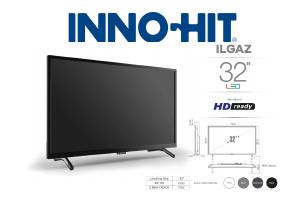 INNO HIT 32 HD - Innohit Innohit IH32S TV 81,3 cm (32") HD Smart TV Wi-Fi Nero