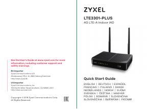 Quick Guide - Zyxel Zyxel LTE3301-PLUS router wireless Gigabit Ethernet Dual-band (2.4 GHz/5 GHz) 3G 4G Nero