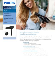 Volantino - Philips Philips DryCare Asciugacapelli professionale con motore AC a 2200 W
