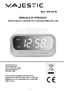 Manuale dell'utente - New Majestic SVEGLIA LED CON DOPPIO ALLARME 220V BK