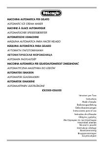 Manuale dell'utente - De’Longhi GELATIERA C/COMPRESSORE 1,2LT. BIANCA