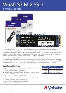 Volantino - Verbatim Verbatim Vi560 S3 M.2 SSD 1 TB
