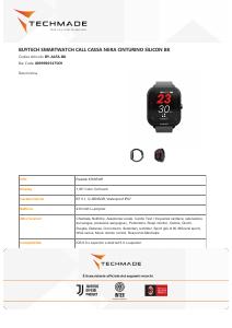 Manuale dell'utente - Techmade Techmade Smartwatch BuyTechAllum. 1.83" Nero