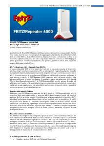 Volantino - AVM FRITZ!Repeater 6000 6000 Mbit/s Bianco
