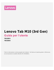 Manuale dell'utente - Lenovo Lenovo Tab M10 FHD G3 4GB 64GB (ZAAE0000SE)