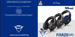 Manuale dell'utente - Trust HEADSET GAMING GXT488 FORZE PS4 BLACK