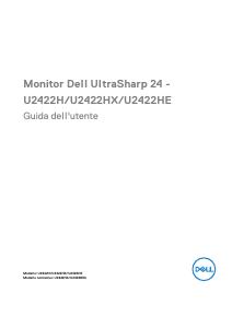 Manuale dell'utente - DELL DELL UltraSharp U2422H 61 cm (24") 1920 x 1080 Pixel Full HD LCD Nero, Argento