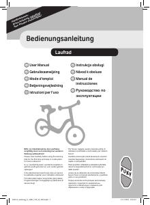 Manuale dell'utente - Puky Bicicletta Senza Pedali LR 1 - Rosso Puky