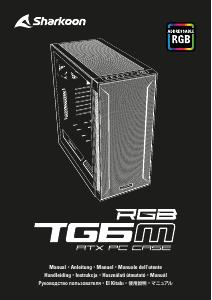 Manuale dell'utente - Sharkoon SHARKOON RGB TG6M - Midtower - ATX - geen voeding - 4x 120mm aRGB fan - gehard glas - HD Audio