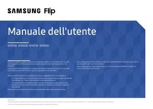 Manuale dell'utente - Samsung SAMSUNGLH85WMBWLGCXEN?NLFLIP PRO 85" SCREEN (LH85WMBWLGCXEN)