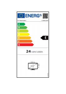 EU etichetta energetica - LG LG 32MN500M-B Monitor PC 80 cm (31.5") 1920 x 1080 Pixel Full HD LCD Nero