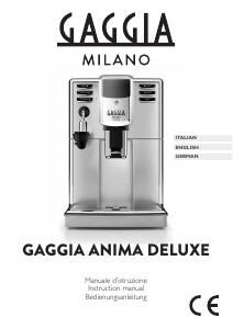 Manuale dell'utente - Gaggia Gaggia Anima Deluxe Automatica Macchina per espresso 1,8 L