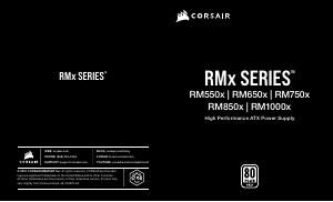 Manuale dell'utente - Corsair Corsair RM850x alimentatore per computer 850 W 24-pin ATX ATX Nero