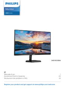 Manuale dell'utente - Philips Philips 3000 series 24E1N3300A/00 LED display 60,5 cm (23.8") 1920 x 1080 Pixel Full HD Nero