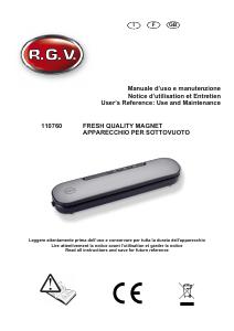 Manuale dell'utente - RGV RGV Fresh Quality Magnet macchina per sottovuoto -600 mbar Nero, Grigio - (RGV MACCHINA SOTTOVUOTO CALAMITA 110760)