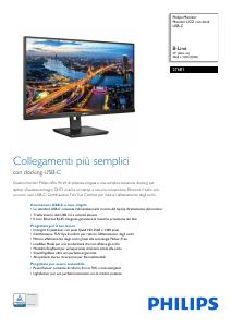 Volantino - Philips Philips B Line 276B1 - LED-monitor - 27" - 2560 x 1440 QHD @ 75 Hz - IPS - 300 cd/m� - 1000:1 - 4 ms - 2xHDMI, DisplayPort, USB-C - luidsprekers - zwarte textuur (276B1/00)