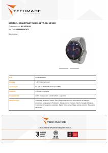 Volantino - Techmade Techmade Smartwatch BuyTech Beta Tondo Allum. 1.38" Silver