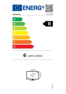 EU etichetta energetica - Viewsonic MON TOUCH 16" CAPACITIVE 10POINT MM VGA HDMI SPEAKER