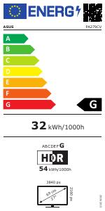 EU etichetta energetica - ASUS ASUS ProArt PA279CV (90LM06M1-B01170)
