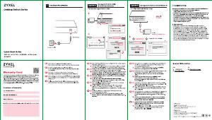 Manuale dell'utente - Zyxel ZYXEL SWITCH UNMANAGED, 8 PORTE MULTIGIGABIT 2.5GB, CHASSIS METALLO, DESKTOP