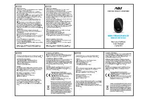 Manuale dell'utente - Adj Adj MW8 mouse Mano destra RF Wireless Ottico 1000 DPI