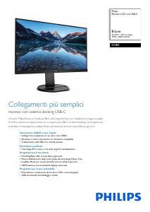 Volantino - Philips Philips B Line 243B9/00 Monitor PC 60,5 cm (23.8") 1920 x 1080 Pixel Full HD LED Nero