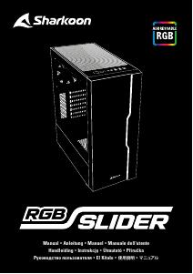 Manuale dell'utente - Sharkoon SHARKOON PC CASE GAMING RGB SLIDER MIDDLE TOWER LED USB3.0 BIANCO
