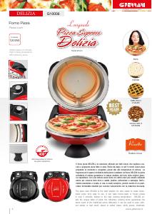 Volantino - G3 Ferrari G3 Ferrari Delizia macchina e forno per pizza 1 pizza(e) 1200 W Rosso