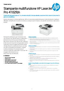 Volantino - HP HP LaserJet Pro MFP 4102 fdn (4in1) s/w - Laser - Multifunktionsdrucker (2Z623F#B19)