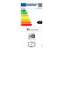 EU etichetta energetica - Samsung Samsung Series 4 UE32T4302AK 81,3 cm (32") HD Smart TV Wi-Fi Nero