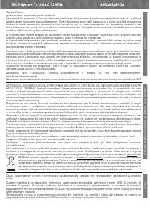 Manuale dell'utente - TELE System TELE System UNICO T2HEVC/01 Terrestre Full HD Nero