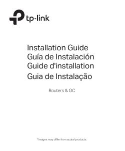 Router&OC(America-4 Languages)_Installation Guide - TP-LINK ROUTER VPN MULTI WAN AX3000 WIFI6 1P GIGABIT SFP + 5P GIGABIT 4G+ LTE