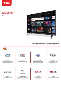 Volantino - TCL TCL 32ES570F TV 81,3 cm (32") Full HD Smart TV Wi-Fi Nero
