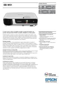 Volantino - Epson Videoproiettore Epson EB-W51 (V11H977040)