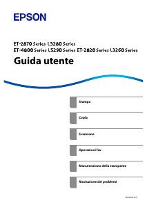 Manuale dell'utente - Epson Epson EcoTank ET-2870 A4 multifunctionele Wi-Fi-printer (C11CJ66421)