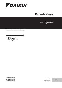 Manuale dell'utente - Daikin U. INT. MONO SUPERPLUS 9000 BTU