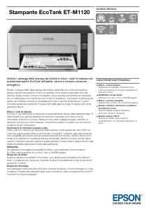 Volantino - Epson Epson EcoTank ET-M1120 S/W-Tintenstrahldrucker WLAN USB + 3 Jahre Garantie*