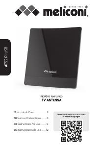 Manuale dell'utente - Meliconi ANTENNA AMPLIFICATA TV AT52 52DB+RADIODAB+FILTRO