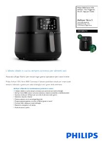 Volantino - Philips Philips Airfryer XXL Connected 5000 serie - HD9285/93 - Heteluchtfriteuse