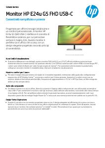 Volantino - HP MON 23.8IPS  HDMI DP USBC PIVOT HP  E24U G5 REG ALTEZZA 6N4D0AT