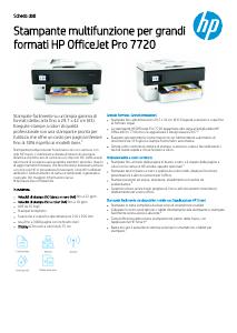 Volantino - HP HP OfficeJet Pro 7720 Getto termico d'inchiostro A3 4800 x 1200 DPI 22 ppm Wi-Fi