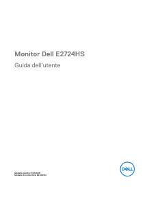 Dell E2724HS Monitor Guida all’uso - DELL Dell E Series E2724HS 27" Full HD VA monitor (DELL-E2724HS)
