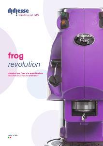 Manuale dell'utente - DIDIESSE Frog Revolution Base Blu Macchina da Caffè Cialde 44mm