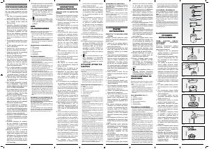 Manuale dell'utente - Ariete SPREMIAGRUMI 40W, TAPPO, 2 CONI, ROT DX SX, ANTIG