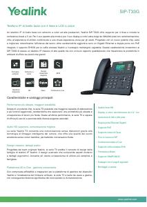 Volantino - Yealink Yealink SIP-T33G telefono IP Grigio 4 linee LED
