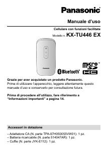Manuale dell'utente - Panasonic Mobile phone GSM Panasonic KX-TU 446 EXR for Seniors Red (KX-TU 446 EXR)