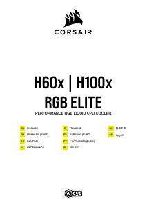 Manuale dell'utente - Corsair Corsair H100x RGB ELITE waterkoeling (CW-9060065-WW2)